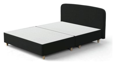 Silentnight - Studio - Double Curved - Bed Frame - Ebony